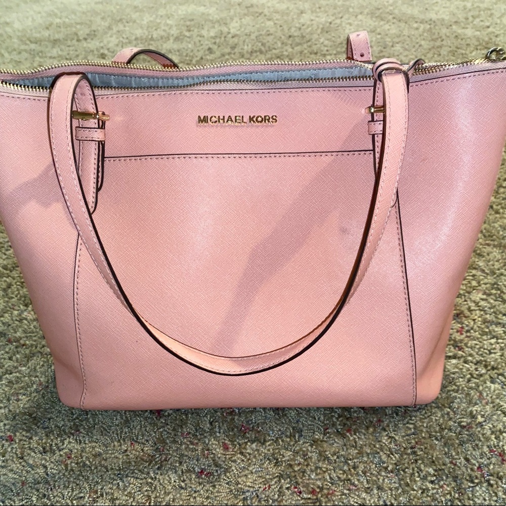pink michael kors purse